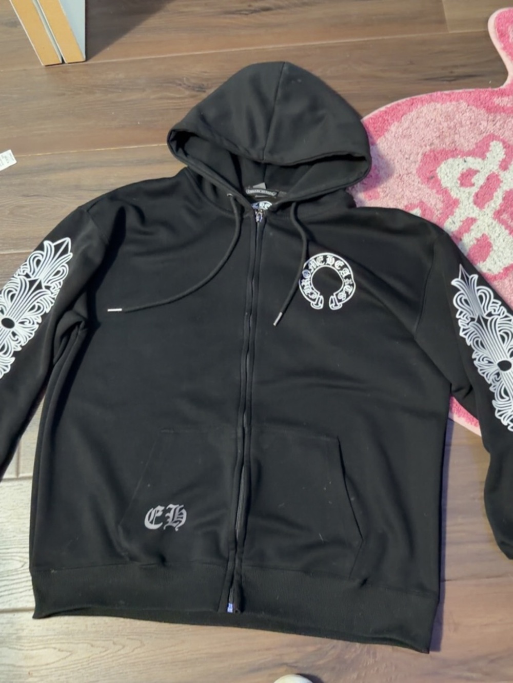 Chrome hearts zip up